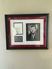 Jfk Autographed John F  Kennedy Signed 1963 White House Letterhead Museum Framed