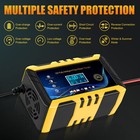 Car Battery Charger Heavy Duty 12v 6a Smart Automatic Intelligent Pulse Repair