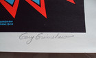 Framed  Gary Grimshaw Signed  1995  Oasis Concert Poster    413 425    Free S h