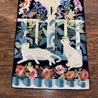 Claire Murray English Garden Cat Fancy Runner 27   x67    Hand Hooked