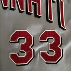 Mlb Cincinnati Reds 2002 Game Used Road Jersey  33 Russell Branyan 