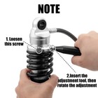 Remote Reservoir Rear Suspensions Shock Fit For Harley Road Street Glide 2014 