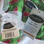 One Size Diaper Cover   Bamboo Swaddle Blanket - Watermelon Print - Imagine Baby