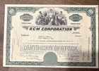 4 Collectible Old Stock Certificates Standard Pressing Steel  Inc  Scm Corp