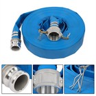 2 x100ft Pool Backwash Hose Heavy Duty Reinforced Pvc Lay Flat Water Discharge