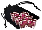 Authentic Nevada Casino Craps Dice Purple Mixed Serial  s - Lot 3 Pairs  6 Dice 