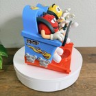 2019 M m World Roller Coaster Candy Dispenser M m Red And Yellow Fire Flame