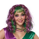 Mardi Gras Festival Adult Wig Costume   One Size Fits Most
