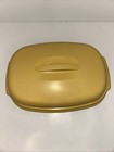 Tupperware Microwave Steamer Harvest Gold 1275-4 1274-5 1273-6 Clean 3 Piece