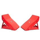  Ad4664 Torin Steel Safety Wheel Chock  Foldable Tire Stop  Red  1 Pair  10 52 
