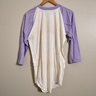 Vintage 80s Cal Cru Purple Sleeve Baseball T-shirt Unisex L Nos