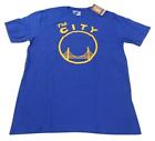 New The City Golden State Warriors Mens Sizes M-l Adidas Blue Shirt