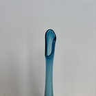 Vintage Viking Blue Glass Bud Vase 11    H Mcm Swung Stunning Vase Excellent 