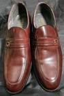 Vintage Hanover 2573 Men s Plain Toe Blucher Dress Shoes Made In Usa Size 10 D b