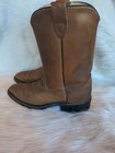 Vintage Children s Cowboy Boots   Texas Boot Co     Brown Leather   Hypalon Sole