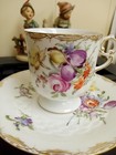 Rare Antique Louis Levinsohn Dresden Style Cup   Saucer  3 Stunning Late 1800 s
