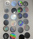 1989-1991 Upper Deck Baseball Team Logo Hologram Stickers Lot Of 24 No Duplicate