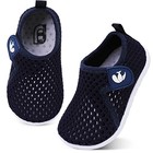  Baby Toddler Water Shoes Boys Girls Sandals 12-18 Months Infant Mesh Navy Blue
