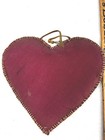 Antique Pin Cushion Whimsy Beaded  dear Mother  Heart Native American Iroquois 
