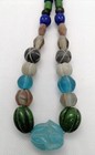 Lovely  Antique African Glass  Beads Necklace  Rare Necklace