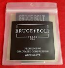 Bruce Bolt- Black- Baseball Arm Sleeve- Size  Kids  youth  Older 2022 Version      