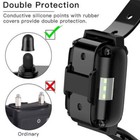 Dog Training Collar 3000ft Remote Rechargeable Shock Led Pet Waterproof Trainer 