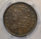 1832 Classic Head Half Cent  Pcgs Xf45