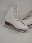 Jackson Classique Ice Figure Skates White Vintage Girls Size 2 Used