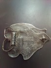 Vintage 1977 Bergamot Pewter Cougar Mountain Lion Belt Buckle Cat Panther