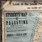 Antique C1905 Students Map Of Palestine Andrew P Stout Meigs Biblical Wall Map