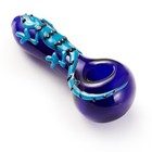   Pack Of 2   4  Tobacco Smoking Glass Pipe Collectible Handmade Pipes With Box