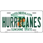 Hurricanes License Plate Metal Sign Plaque Art Car Truck Wall Home Decor