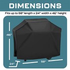 58  Grill Cover For Nexgrill 720-0830h 720-0888s Heavy Duty Waterproof Bbq Cover