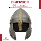 Eomer Helmet Movie Replica Steel Brass Medieval Rohan Armor Cosplay Collectible