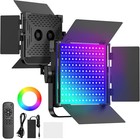 Rgb Video Light Photography Kit Led Studio Light 50w Bi-color 2300k-8500k Cri97