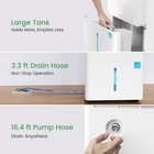 Waykar 150 Pints Dehumidifier With Built-in Pump Large Smart Home Basements Smar