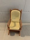 Fisher Price Loving Family Dollhouse Nursery Brown Yellow Rocking Chair