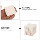 10pcs Aquarium Coral Reef Bases Frag Rack Magnetic Coral Breeding Bases