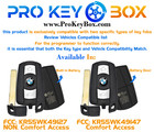 1x New Oem Remote Key Fob   Obd Programmer For Select Bmw Vehicles Kr55wk49127