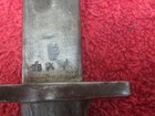 British Wwi Model P-07 Bayonet W leather Scabbard  