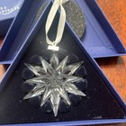 Swarovski 2011 Christmas Ornament     20 Years Annual Edition With Box   Coa