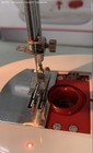 Easystitcher Portable Mini Sewing Machine White Red With Foot Pedal And Box