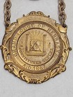 Vintage 1907 Masonic Past Commemorative Medal Jewel Grand Lodge Ne 50th Jubilee