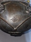 Antique Ottoman Large Hammam Metal Bath Box W Sultan Seal Handle Handmade Ornate