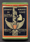 Rare 1920 s Advertising Trinciato Italia Scarce Vertical Pocket Tobacco Tin V1