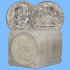 1948 - 1963 Franklin Us Silver Half Dollar Lot Estate Sale 90  Gem Bu Unc P D S