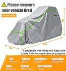 Skid Steer Cab Cover Fit Bobcat  Cat  John Deere  Case  New Holland Etc  Waterpr