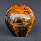 Vintage 1930s Bakelite Root Beer Caramel Phenolic Catalin Paperweight 335 Grm