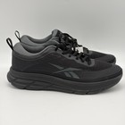 New Reebok Road Strider Men Size 12 Triple Black Running Shoes Sneaker 100233884