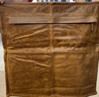 Genuine Leather Pillow Cover Real Leather Soft Cushion Cover Throw Case- 22 x22 